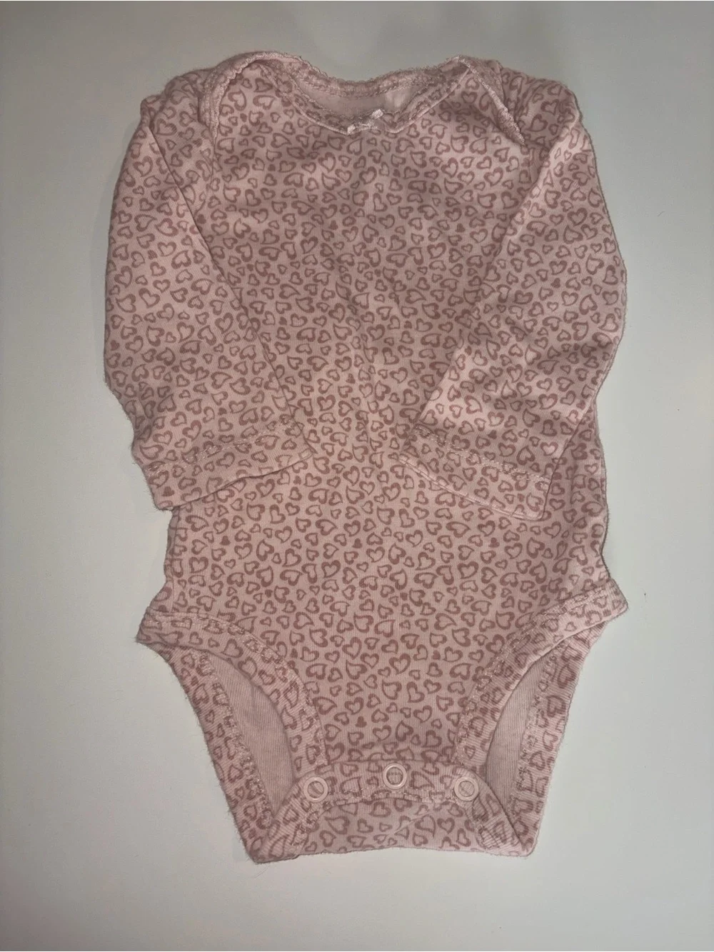 Girl’s 3 month Carter’s long sleeve bodysuits